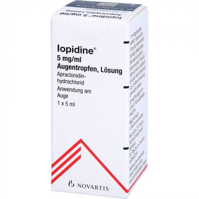 Iopidine 0,5% (5mg/ml) eye drops, 1x5ml